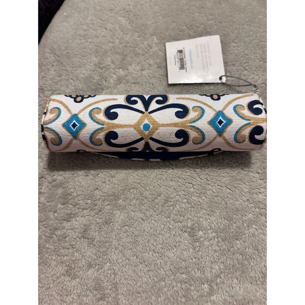 NWT Wellspring Canvas Covered Hard Case - Lip Gloss or Reader Glasses Pouch